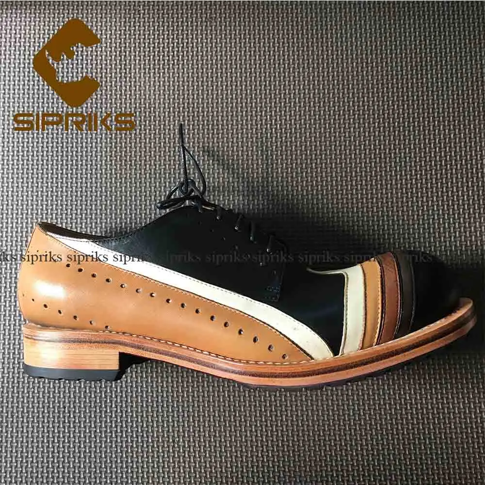 

Sipriks Imported Italian Mens Calf Leather Shoes Custom Goodyear Welted Dress Shoes Formal Tuxedo Suit Social Shoes Luxury Brand