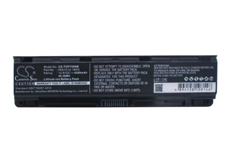 Cameron sino 4200 мАч аккумулятор для Toshiba Satellite P70 P70-A P75 P75-A P75-A7100 P75-A7200 P000573260 PA5121U-1BRS PABAS274