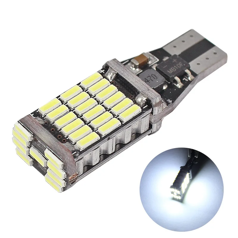 2 шт Универсальное декодирование авто светодиодный задний фонарь T15 лампочка 45SMD