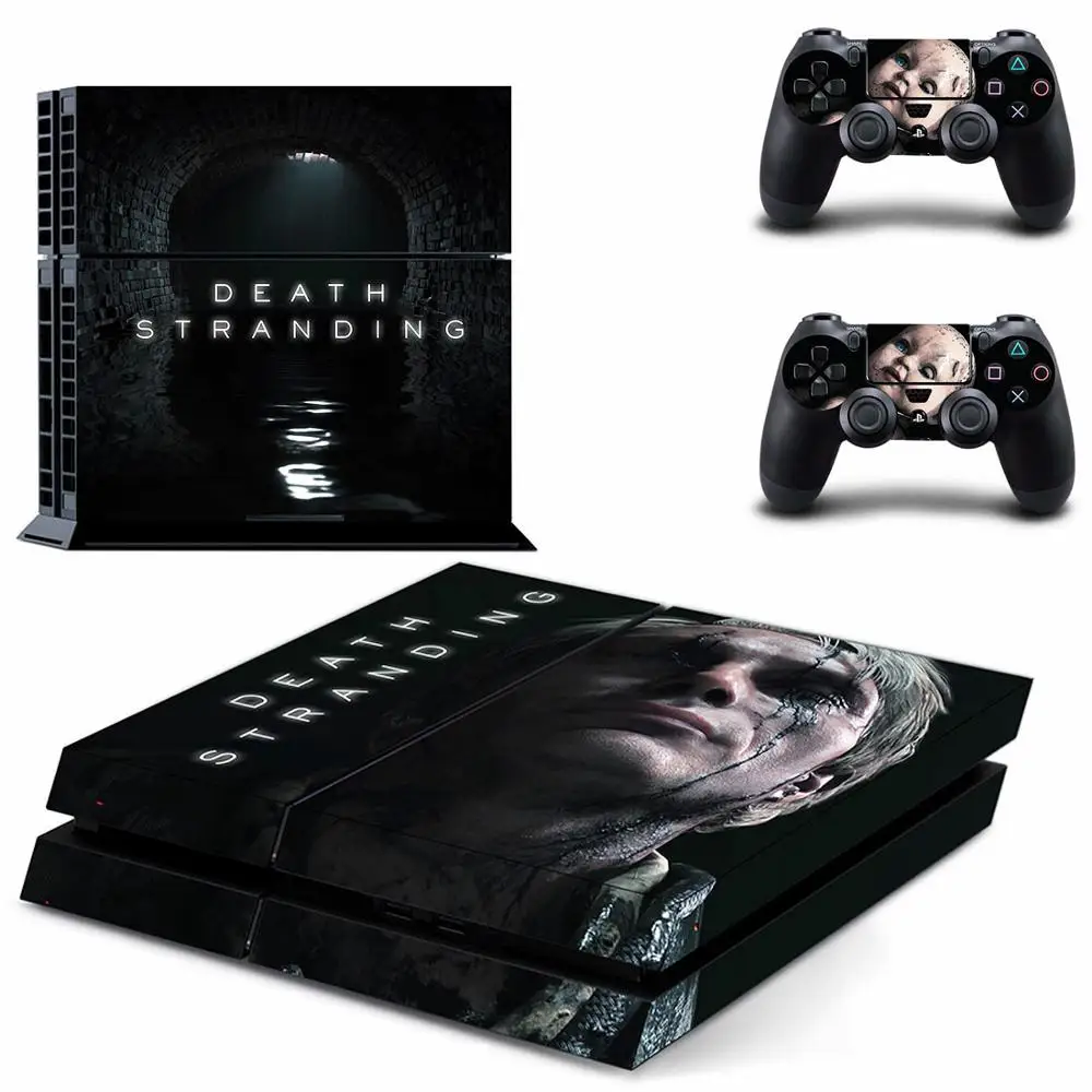 GYTM2708 Death Stranding PS4 наклейка s Play station 4 кожа PS 4 наклейка Наклейки Обложка для playstation 4 PS4 консоль и контроллер наклейка - Цвет: GYTM2708