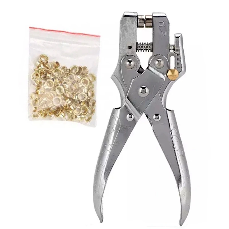 

12mm Reach(Hole: 5mm) Heavy Duty Hand Held Single Hole Punch for PVC Cards ID Cards Photos with a Lot Metal Ring