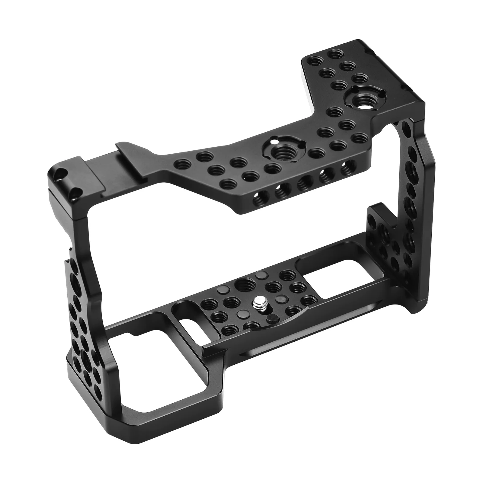 

Camera Cage Aluminum Alloy Video Cage for Sony A7M3 A7R3 A9 Mirrorless Camera with Cold Shoe Mount 1/4 & 3/8 Inch Screw Holes