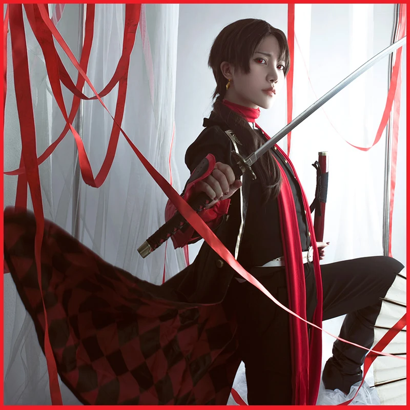 Аниме Новинка Touken Ranbu Online унисекс кашу киемицу маскарада вечеринки в стиле костюм