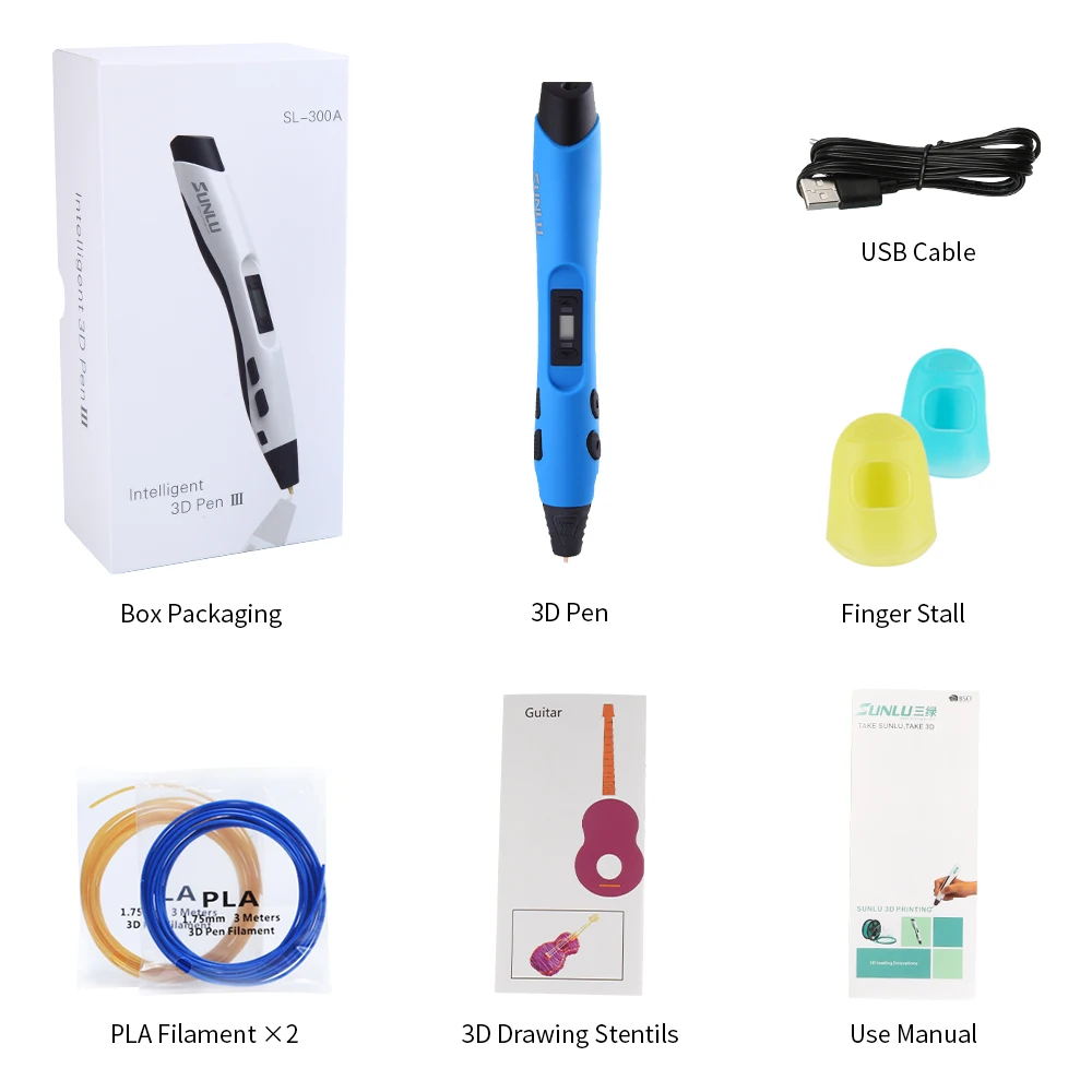 Enotepad SL-300A 3d Scribble Pen With High Quality For kids and parents Drawing Picture safe low temp printing pen | Компьютеры и офис