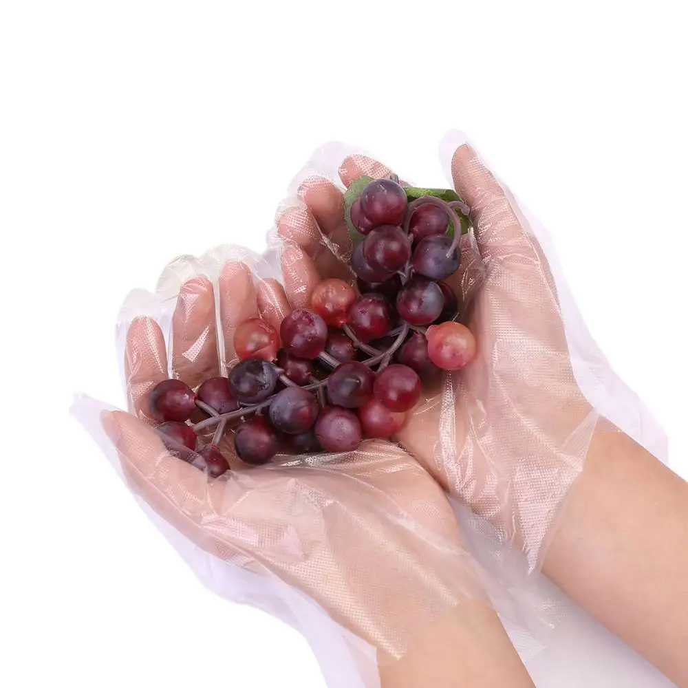 Пластиковые одноразовые перчатки для обслуживания дома и ресторанов гигиена