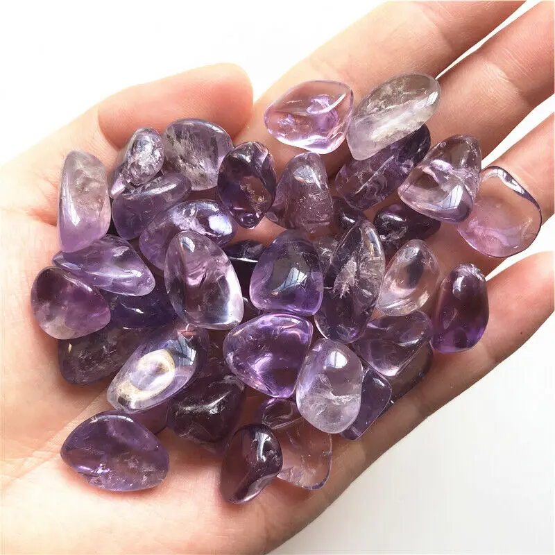 10 20 мм натуральный аметист хрусталь гравий лечебный образец Декор натуральные