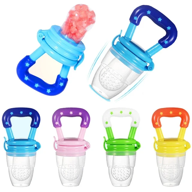1pcs Utensils Baby Kids Smart Dispenser Feeder Squeeze Pacifier Feeding Utensils Baby Accessories 4
