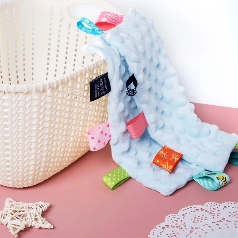 Insular Baby Bean Label комфортное полотенце Soothe Appease однотонное Хлопковое одеяло для сна