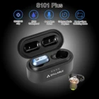 Двойные динамические драйверы SYLLABLE S101 Plus, TWS беспроводная гарнитура с мощными басами для музыки, QCC3040 Chip of SYLLABLE S101 plus, 12 часов