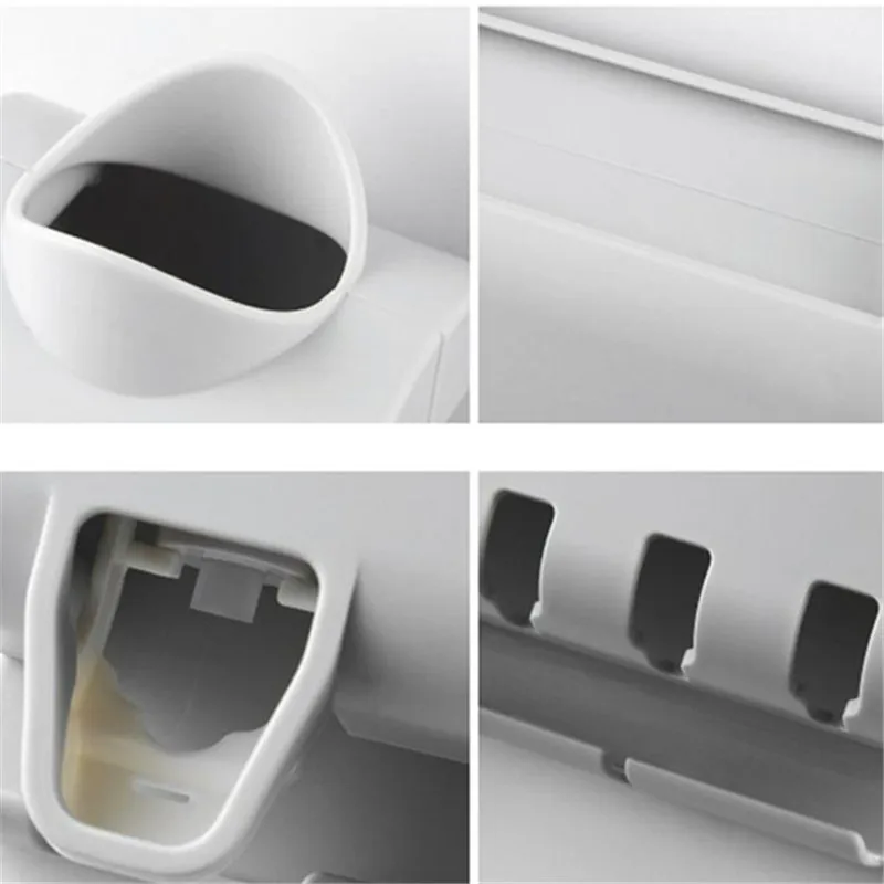 Автоматический Диспенсер зубной пасты для щетки держатели настенный УФ