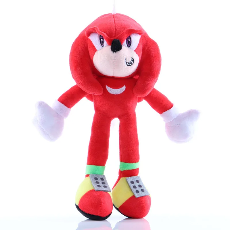 1pcs 23-26cm Sonic Plush Doll Toys Black Blue Yellow Soft Stuffed Toy for Children Kids Birthday Best Gift | Тематическая одежда и