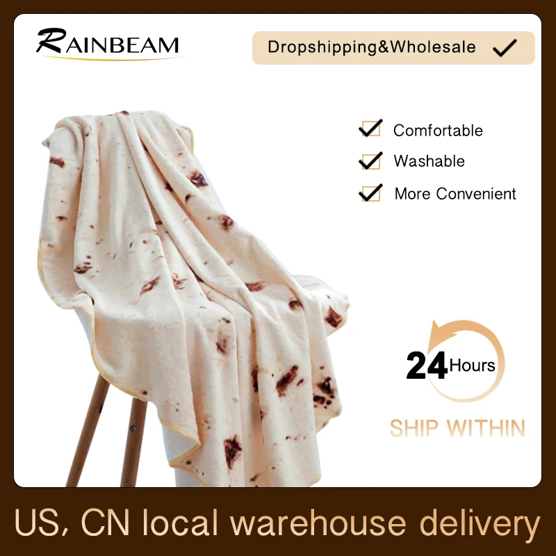 Постельные принадлежности кукуруза тортилья одеяло Пита Лаваш мягкое для