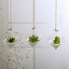 Новая Домашняя садовая прозрачная стеклянная ваза для цветов, подвесная ваза, контейнер для террариума, аквариум для террариума, семейный Декор