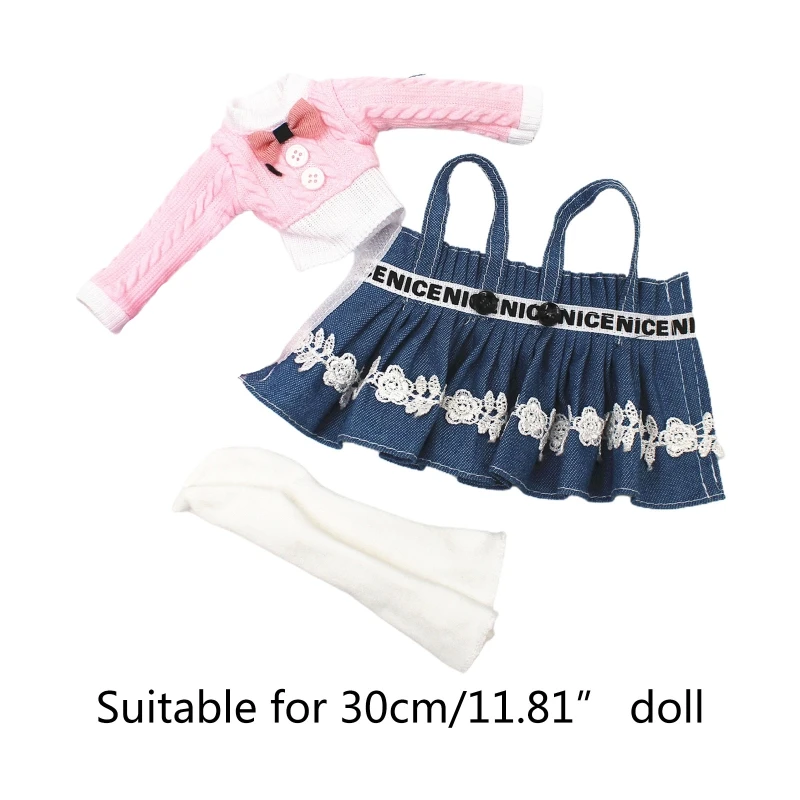 

Exquisite Doll Clothes Handmade High Quality Doll Accessories For Barbi Blyth 30cm Doll