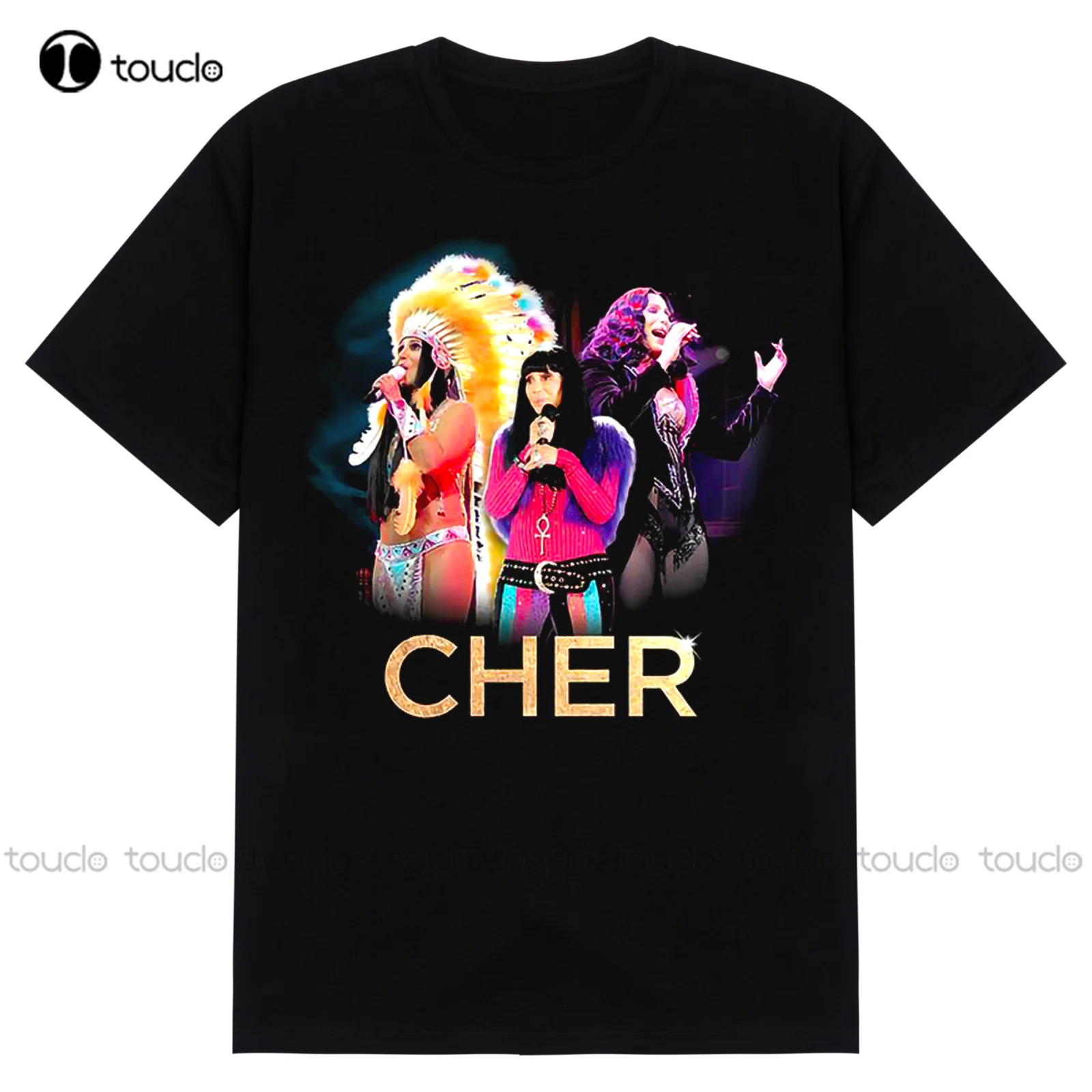 

New Cher Tee Beautiful Single Men Black Cotton Unisex T Shirt Cotton Tee Shirt Unisex
