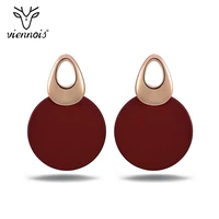 viennois korean statement earrings for women round cute geometric dangle drop earrings trend wedding party gift fashion jewelry