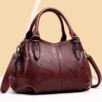 leather luxury sac purses and handbags quality 3 layers designer hand shoulder crossbody bags for women 2021 small fashion tote