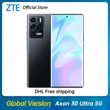 Global Version ZTE Axon 30 Ultra 5G Mobile Phone 6.67 AMOLED Flexible Curved Screen Snapdragon 888  65W Fast Charging