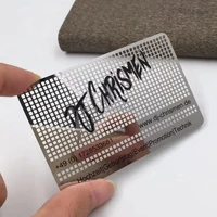 New arrival High quality 304 stainless steel material mirror stainless steel business card