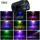 Миниатюрный Rgb-диско-светильник, Usb-прожектор, голубой, зеленый свет, диджейская светодиодная Лазерная подиумная лампа, светильник для вечерние