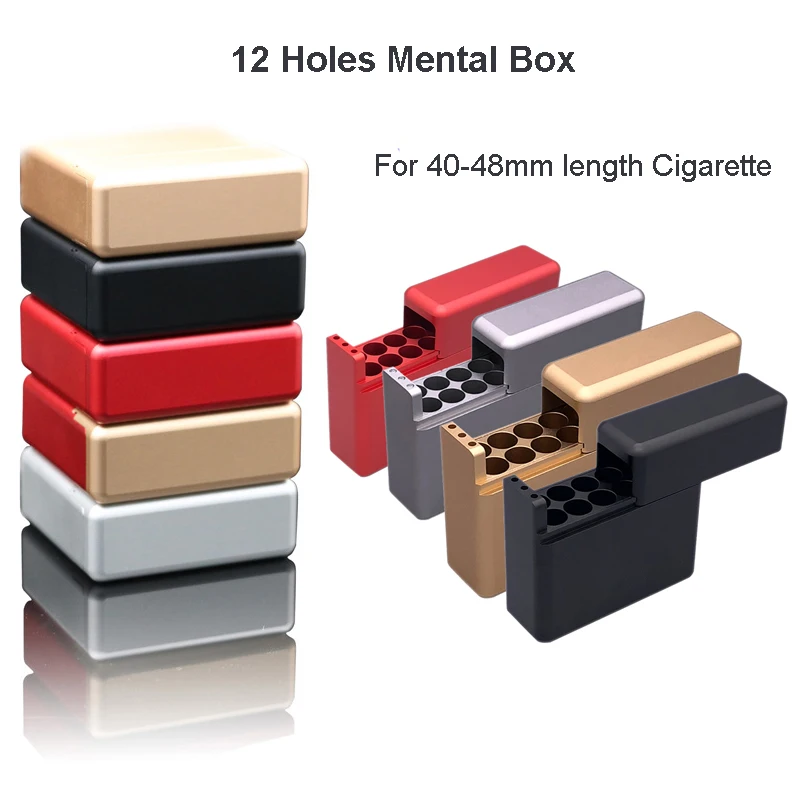 Противоударный мини-футляр с 12 отверстиями для сигарет IQOS LIL чехол переноски