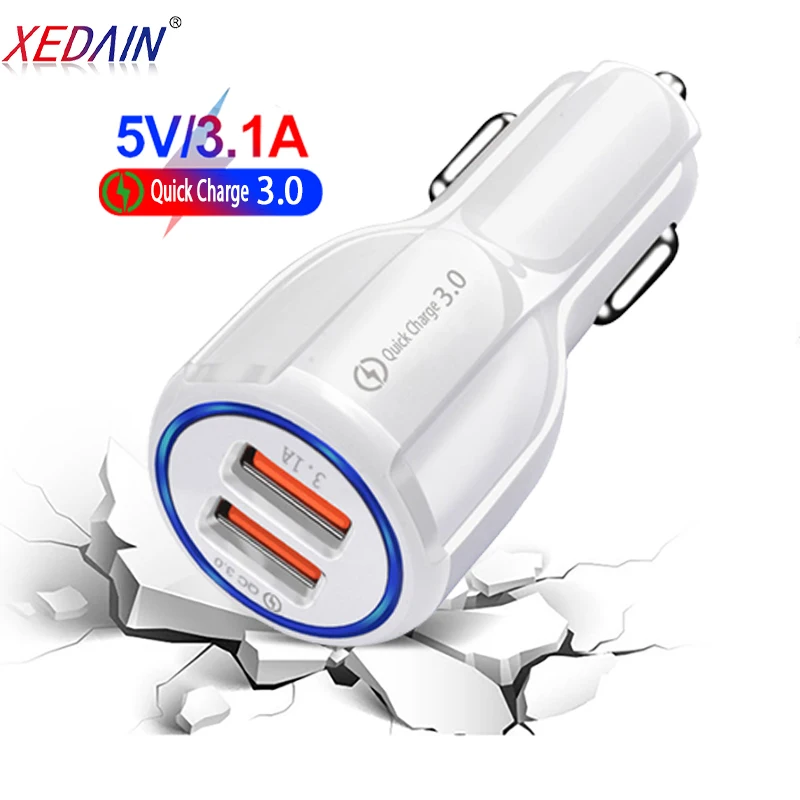 Автомобильное зарядное устройство USB Quick Charge 3 0 универсальное быстрое