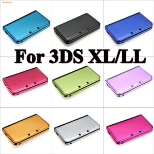 10colors 10pcs hot sale muliti color aluminum hard metal box protective skin cover case shell for 3ds xlll high quality free global shipping