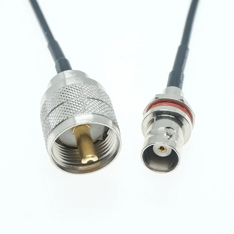 УВЧ штекер PL259 К гнездовой гайке BNC Перемычка уплотнительное кольцо коаксиальный