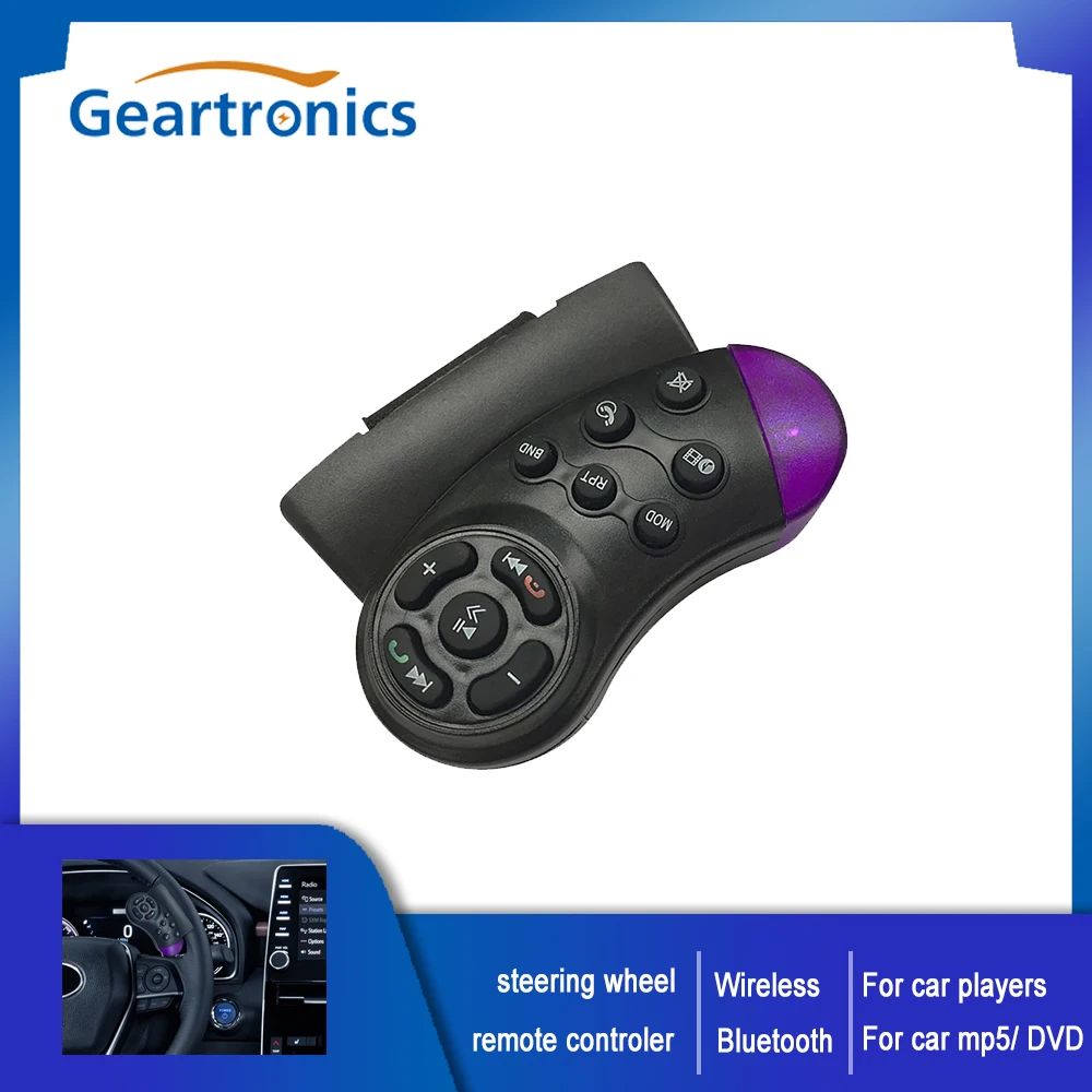 

Универсальный беспроводной пульт дистанционного управления на руль автомобиля, 11 кнопок, простая в эксплуатации, для автомобильного радио,...