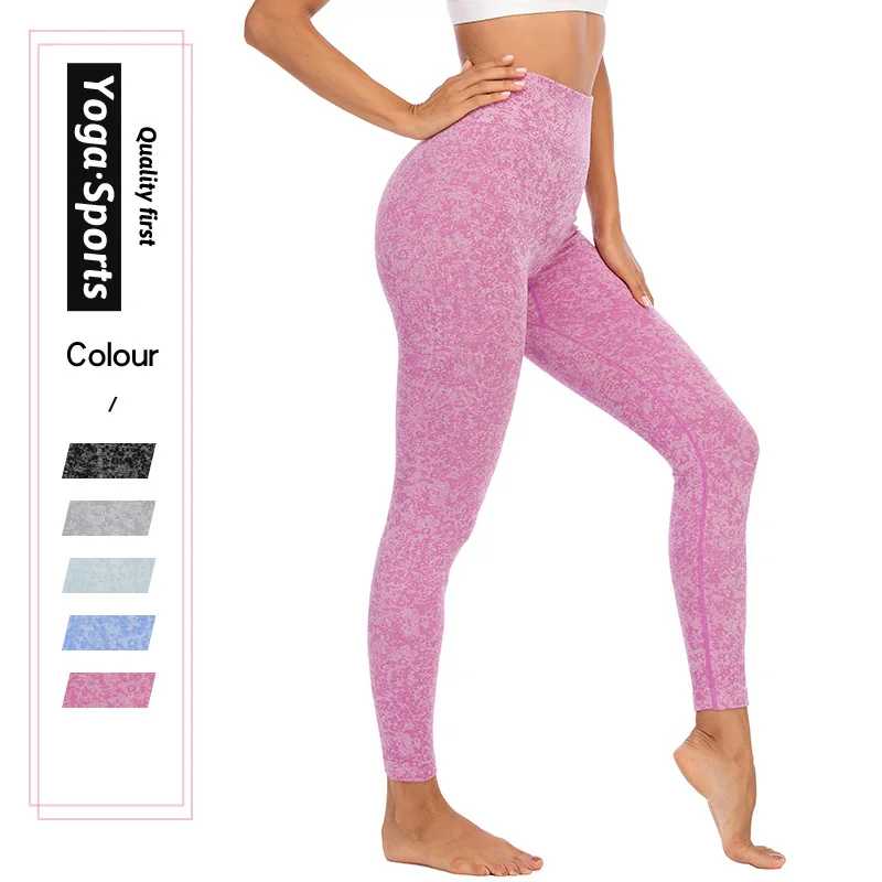 

Леггинсы женские бесшовные с высокой талией для фитнеса и спортзала