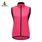 Женский велосипедный жилет WOSAWE, ветрозащитная быстросохнущая ветровка, Джерси без рукавов для горных велосипедов, куртки, ветровка