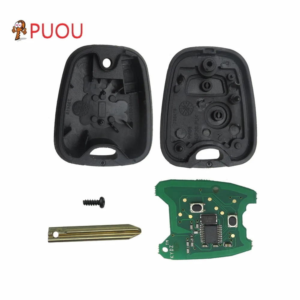 2-кнопочный дистанционный ключ для Citroen Saxo Picasso Xsara Berlingo 2002-2008 SX9 433 МГц чип PCF7961 |
