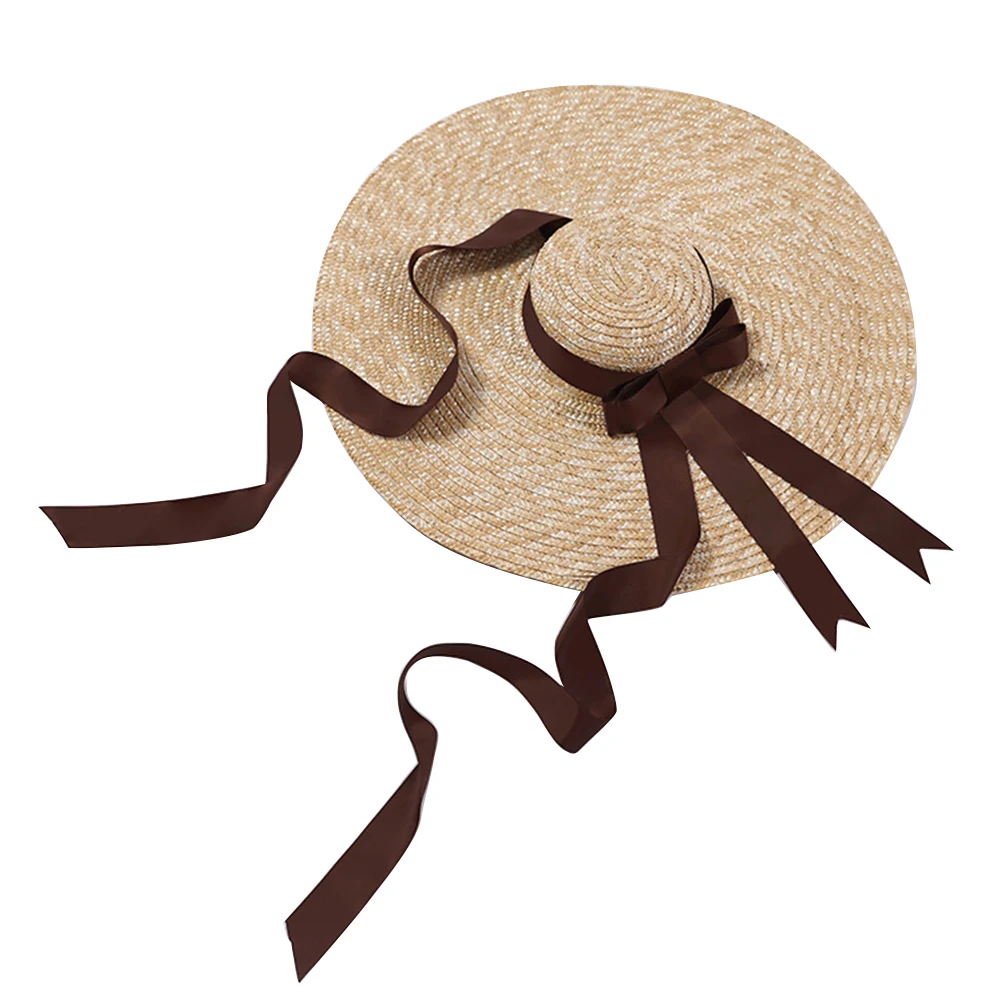 Повседневная Защита от УФ лучей модная женская пляжная летняя соломенная шляпа