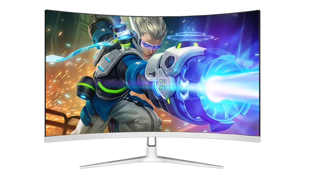 32 дюймовый изогнутый игровой СВЕТОДИОДНЫЙ монитор 144 Гц Edge Less AMD FreeSync DisplayPort DP/HDMI