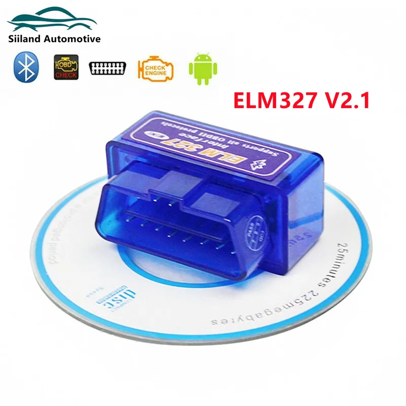 Super MINI ELM327 V2.1 OBD2 автомобильный сканер диагностический инструмент BT-совместимый