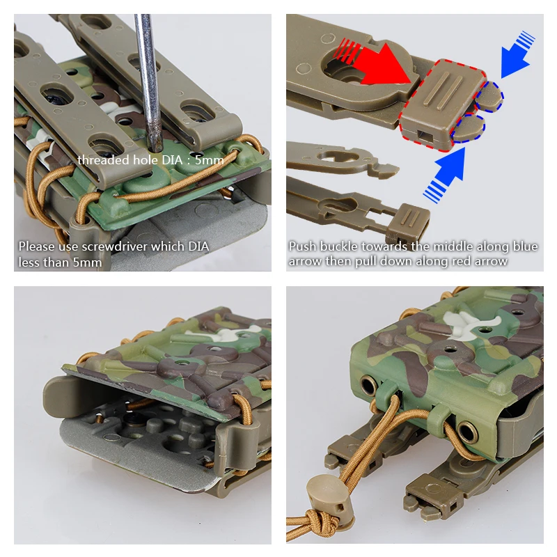 IDOGEAR Тактический Подсумок для журналов MOLLE Mag держатель винтовки подсумок 5 56 7 62 мм
