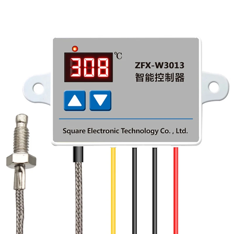 

ZFX-W3013 Microcomputer Digital Thermostat 220V 0℃-999℃ Digital Display Electronic K-Type Thermocouple Controller