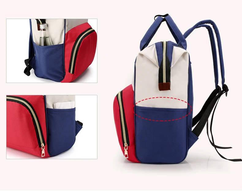 Diaper Bag Backpack For Mom Mother Large Capacity Wheelchairs Trolley Hanken Baby Maternity Bag