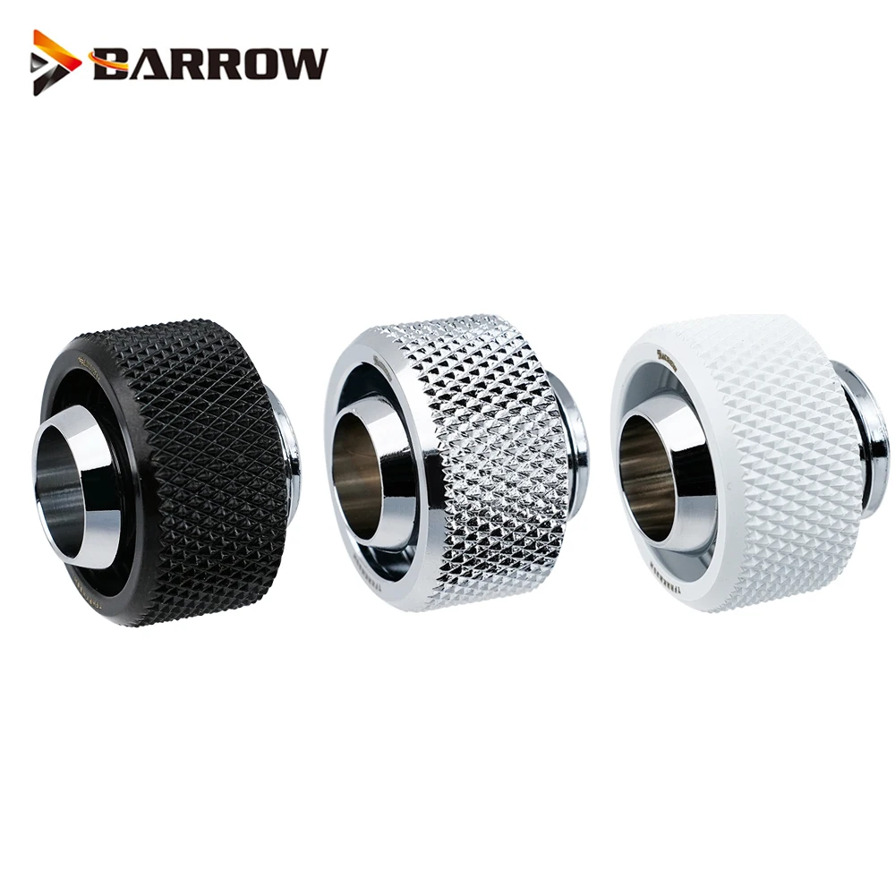 Barrow многоцветный G1 /4 &quot10X16 мм Мягкая трубка ручной твист фитинги для компьютера