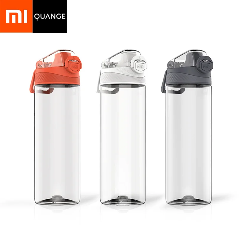 Xiaomi Mijia Quange Hello life Tritan спортивная чашка с защитой от блокировки Высокая температура для пополнения воды на открытом воздухе 3 цвета