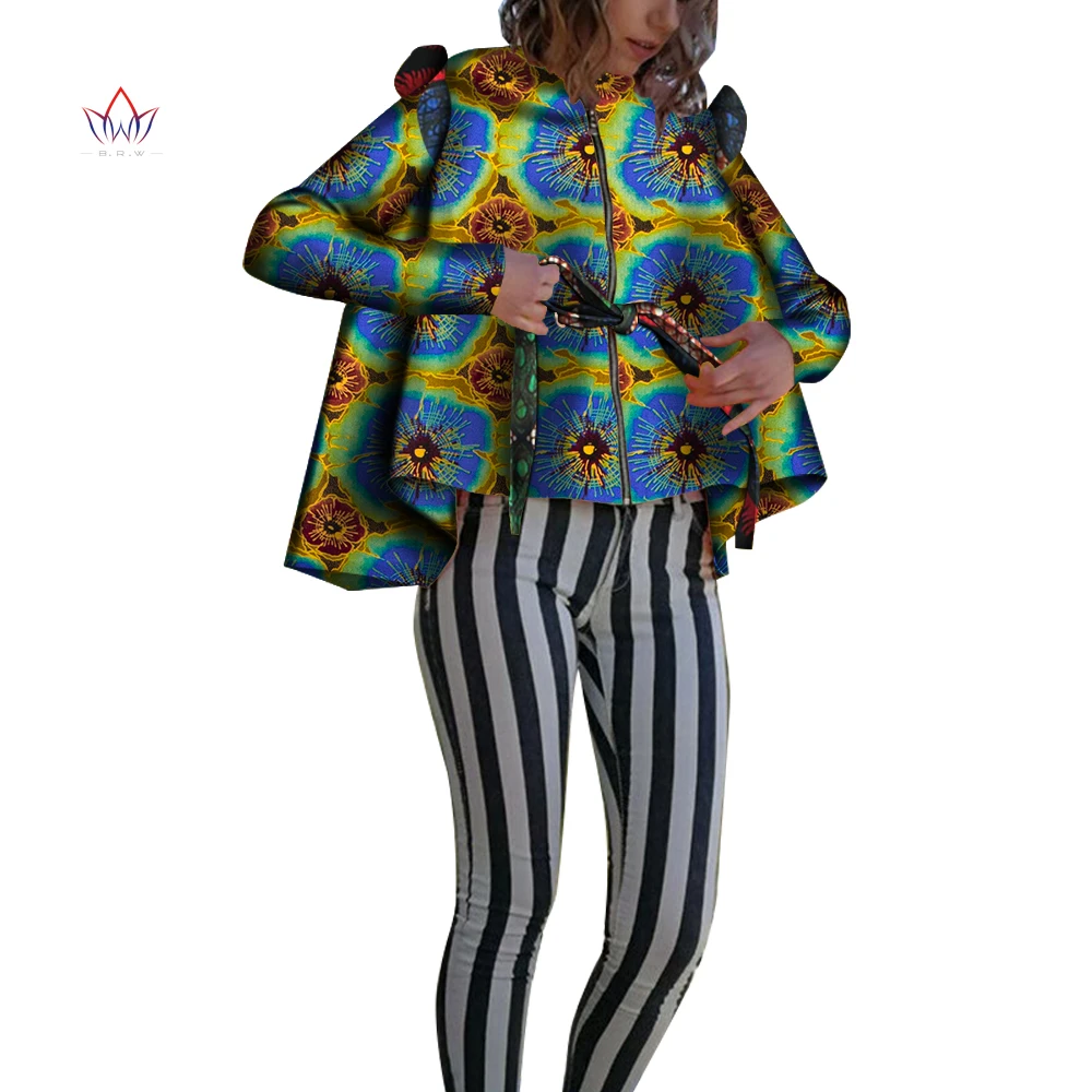 

2021 Spring New Summer African Top Dashiki Africa Clothing Traditional Blouse Long Sleeve Fashion Design Blazers BYW WY4924