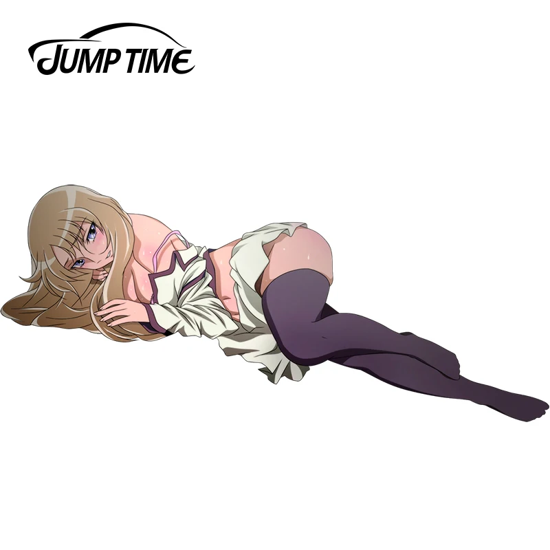 JumpTime 13 см x 5 6 3D автомобильный Стайлинг Saint Seiya Omega аниме JDM Aquila Yuna сексуальная