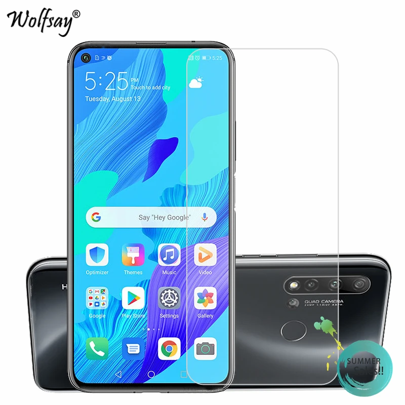

2PCS Glass For Huawei Nova 5T Screen Protector Tempered Glass For Huawei Nova 5T Phone Film For Huawei Nova 5T Protective Glass