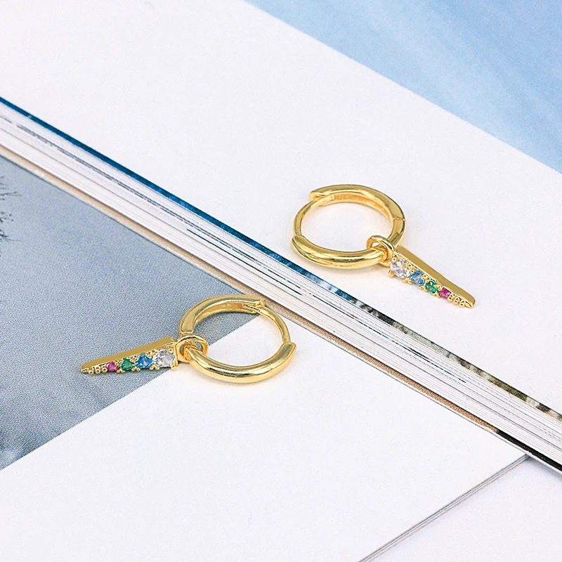 Серьги из серебра 100% пробы с искусственными кристаллами|Серьги-гвоздики| |