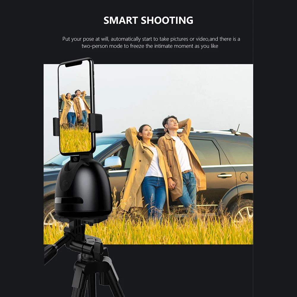 

Auto Tracking Face Body Smart Shooting Robot Cameraman Personal Cell Phone Holder Video Gimbal for Vlog Youtuber