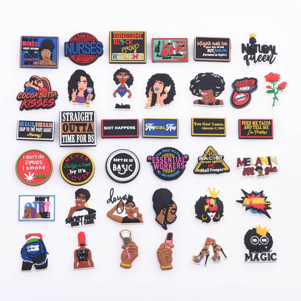 1 шт. Черные Подвески в виде крокса для девочек | Обувь