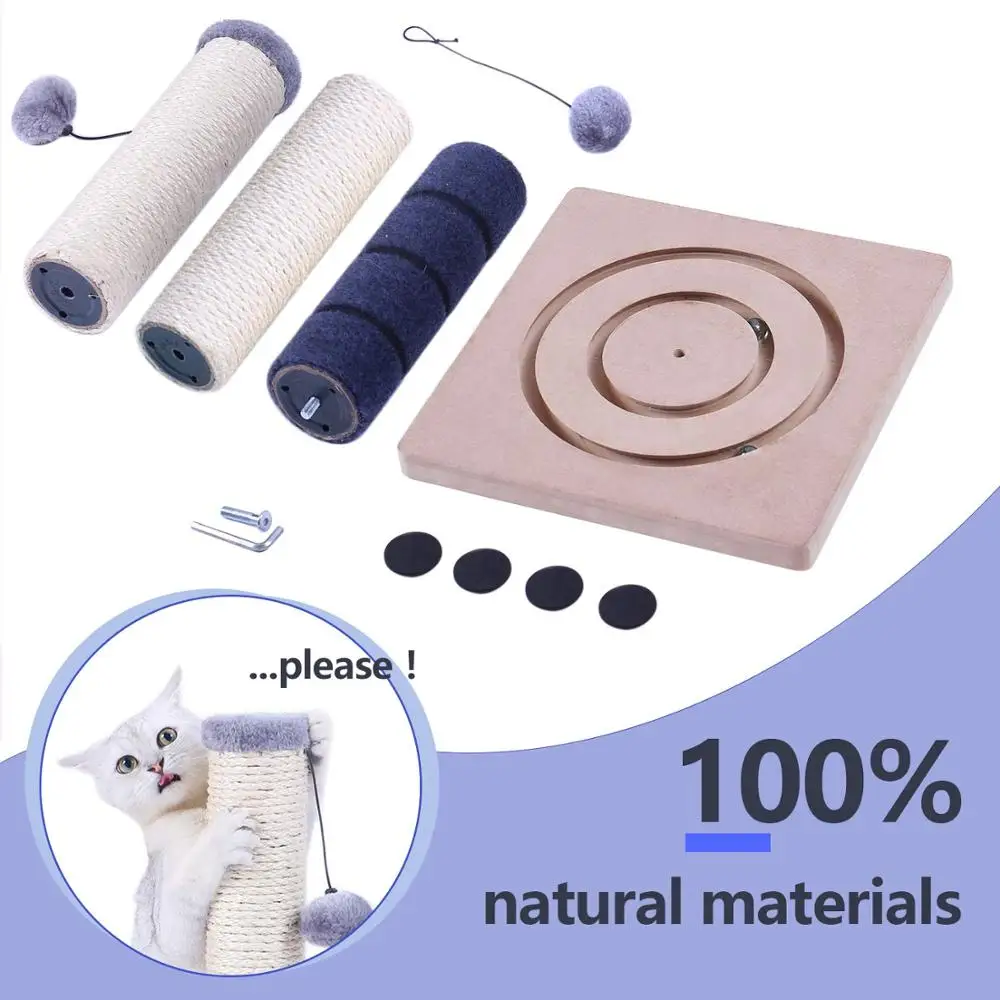 Маленькая кошачья Когтеточка Sisal для скалолазания инструмент ползания дерево
