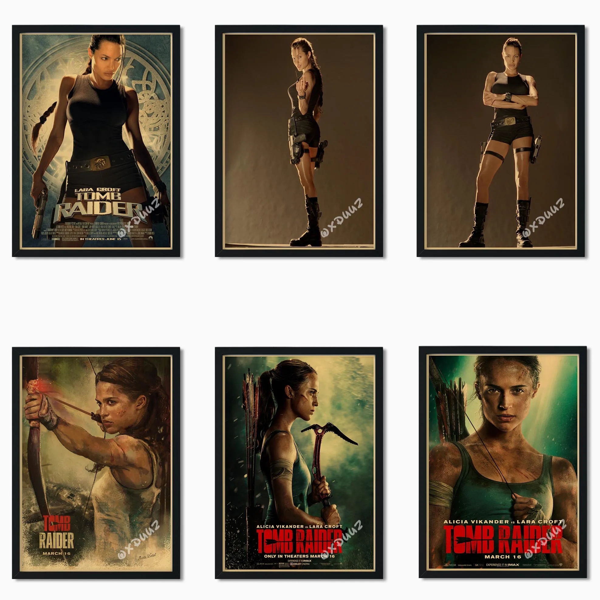 Популярные экшн Приключения сокровище Охота фильм гробница Райдер Ретро стиль