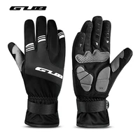 gub cycling full finger gloves silicone shockproof warm unisex windproof add fleece mtb road bike mittens riding equipment