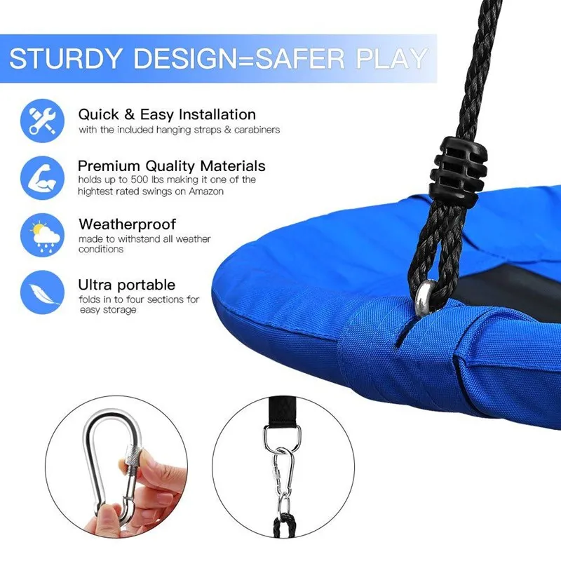 100 см детские качели для дома и улицы подвесное кресло безопасности детей большая